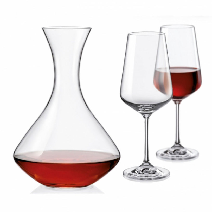 SF ДЕКАНТЕР 1500ML + 2 ЧАШИ SANDRA SF ДЕКАНТЕР 1500ML + 2 ЧАШИ SANDRA