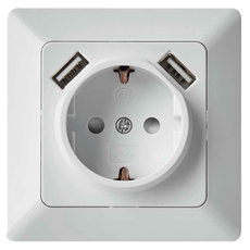 КОНТАКТ 2XUSB БЯЛ EMOS КОНТАКТ 2XUSB БЯЛ EMOS