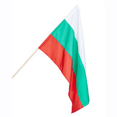 ЗНАМЕ НА БЪЛГАРИЯ 50x83cm С ПРЪЧКА ЗНАМЕ НА БЪЛГАРИЯ 50x83cm С ПРЪЧКА