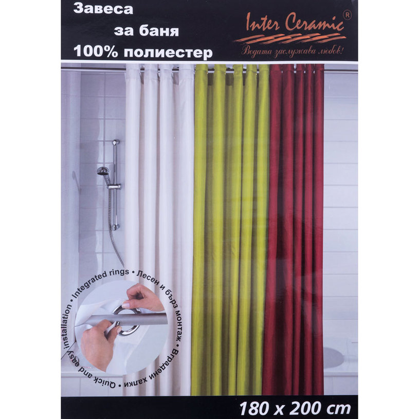 ДУШ ЗАВЕСА 180-200 СМ СИВА 177 ДУШ ЗАВЕСА 180-200 СМ СИВА 177