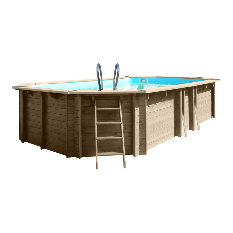 #БАСЕЙН ОВАЛЕН ДЪРВЕН CANELLE 2 535X335X #БАСЕЙН ОВАЛЕН ДЪРВЕН CANELLE 2 535X335X