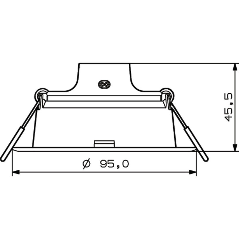 LED ПАНЕЛ КРЪГ 5.5W 550LM 4000K 9.5CM LED ПАНЕЛ КРЪГ 5.5W 550LM 4000K 9.5CM
