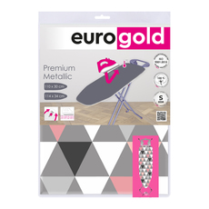 КАЛЪФ ЗА ДЪСКА ЗА ГЛАДЕНЕ 114 X 34 CM METALLIC EUROGOLD КАЛЪФ ЗА ДЪСКА ЗА ГЛАДЕНЕ 114 X 34 CM METALLIC EUROGOLD