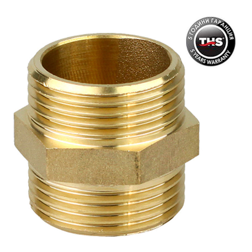 МЕСИНГ НИПЕЛ 3/4" ТЕЖЪК МОДЕЛ МЕСИНГ НИПЕЛ 3/4" ТЕЖЪК МОДЕЛ