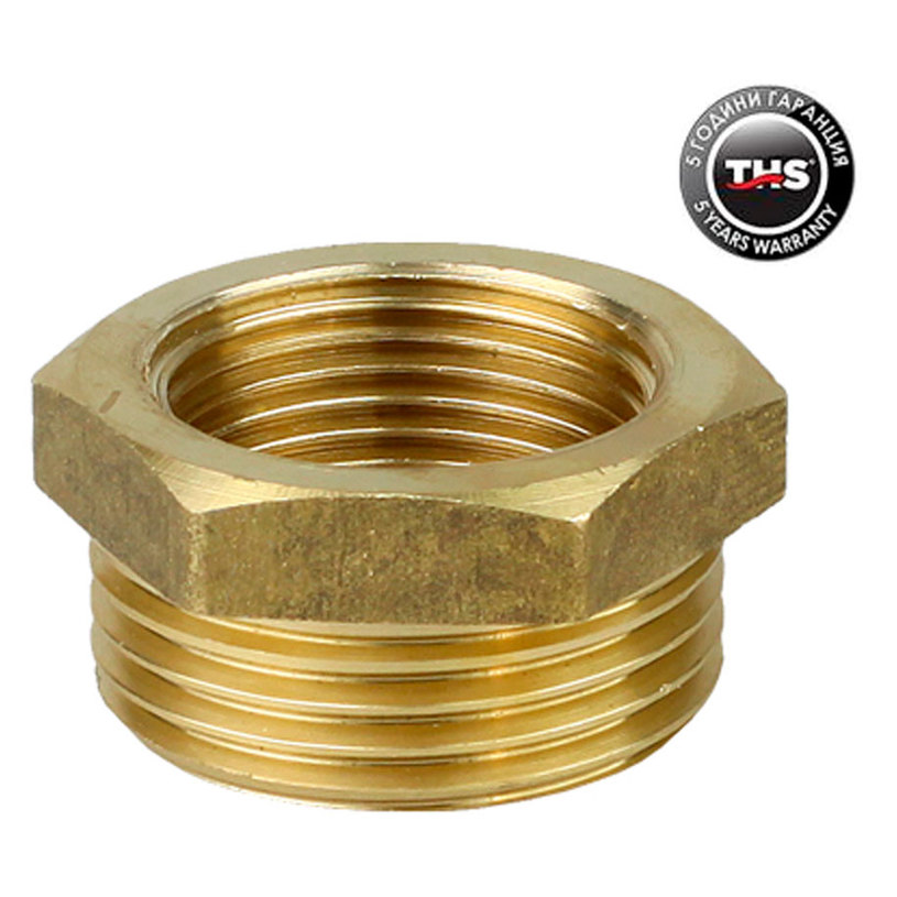 МЕСИНГ ВРН 1/2" М х 1/4" Ж ТЕЖЪК МОДЕЛ МЕСИНГ ВРН 1/2" М х 1/4" Ж ТЕЖЪК МОДЕЛ