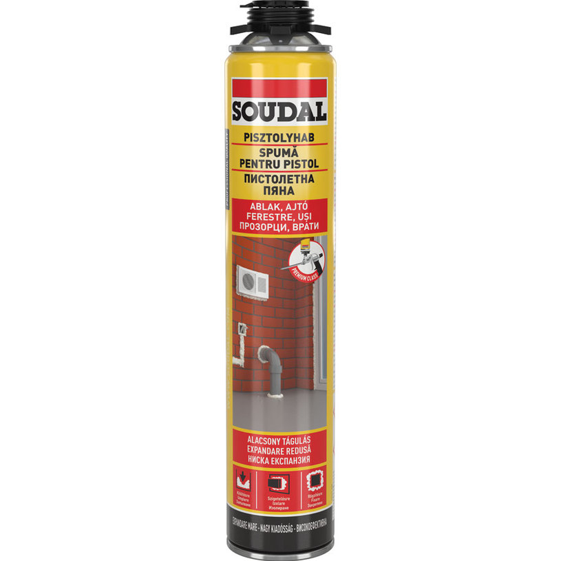 МОНТАЖНА ПИСТОЛЕТНА ПЯНА 750 ML SOUDAL МОНТАЖНА ПИСТОЛЕТНА ПЯНА 750 ML SOUDAL