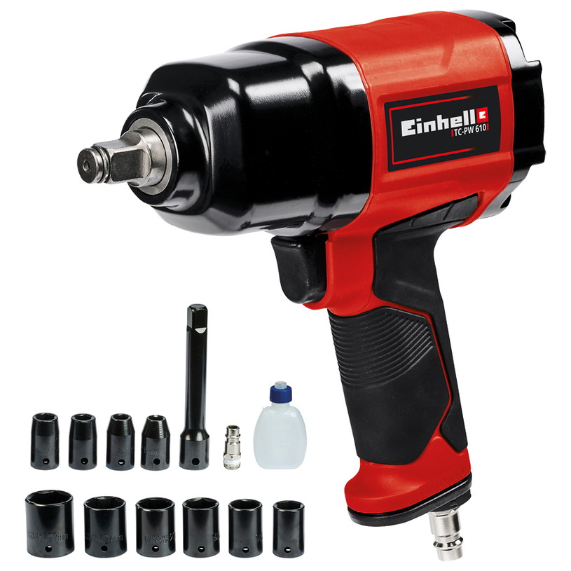 EINHELL ПНЕВМАТИЧЕН ГАЙКОВЕРТ TC-PW 610 EINHELL ПНЕВМАТИЧЕН ГАЙКОВЕРТ TC-PW 610