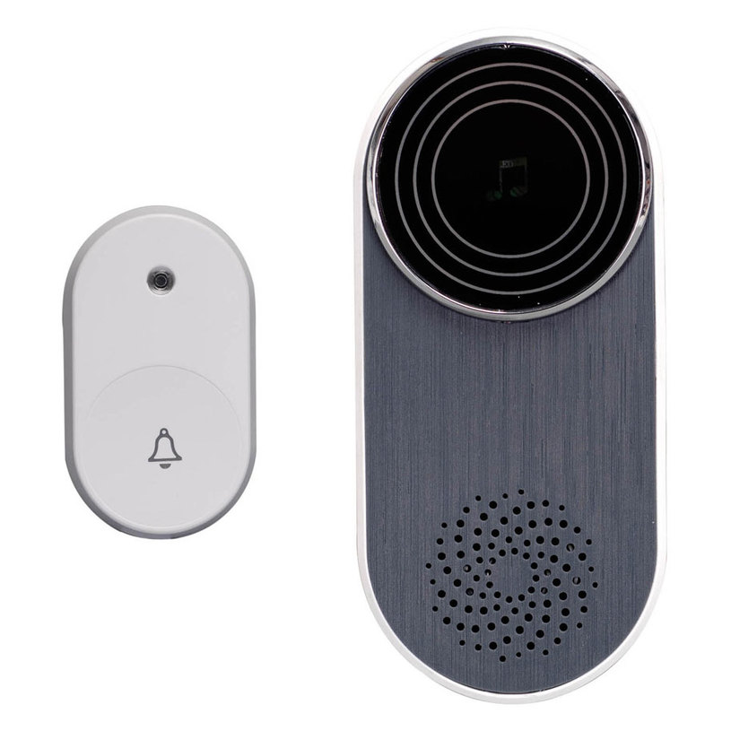 ЗВЪНЕЦ БЕЗЖИЧЕН D155AC-T11/220V СИВ ЗВЪНЕЦ БЕЗЖИЧЕН D155AC-T11/220V СИВ