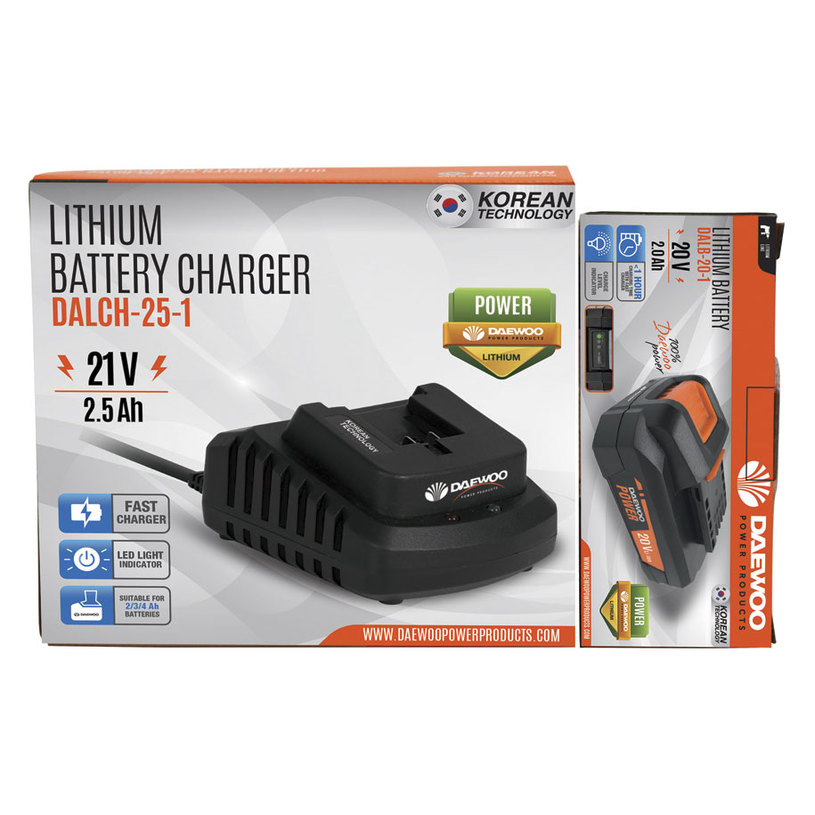 DAEWOO U-FORCE ЗАР. 21V + БАТ.2.0AH DAEWOO U-FORCE ЗАР. 21V + БАТ.2.0AH