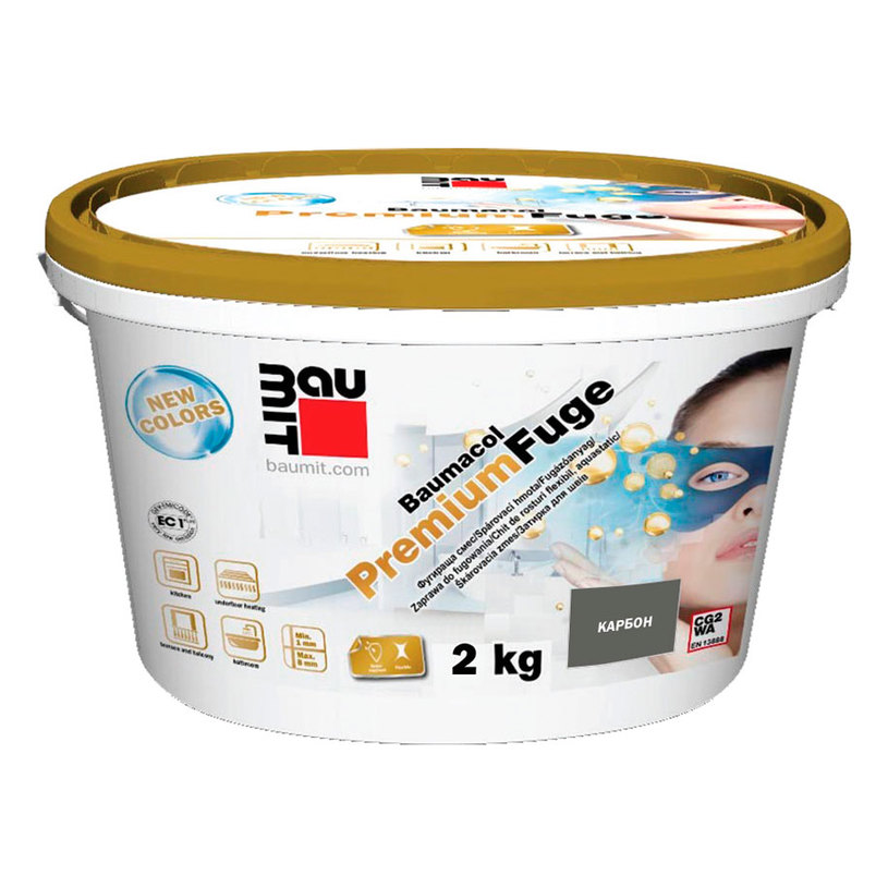 ФУГ. СМЕС БАУМАКОЛ ПРЕМИУМ 2 КГ КАРБОН ФУГ. СМЕС БАУМАКОЛ ПРЕМИУМ 2 КГ КАРБОН