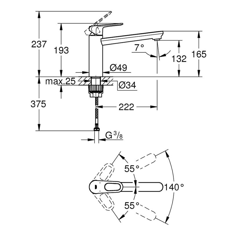 **31691000 START FLOW СМЕСИТЕЛ MD.SPOUT **31691000 START FLOW СМЕСИТЕЛ MD.SPOUT