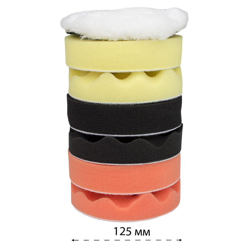 NEXTOOL К-Т ЗА ПОЛИРАНЕ 125ММ 7 БР. NEXTOOL К-Т ЗА ПОЛИРАНЕ 125ММ 7 БР.