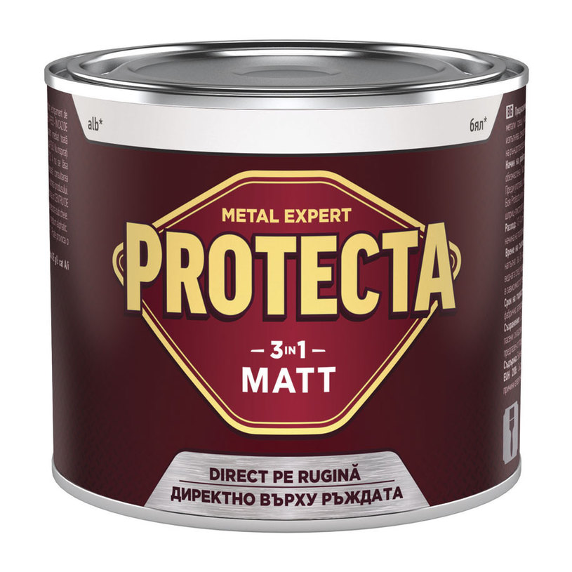 PROTECTA 3 В 1 МАТ БЯЛ 500 ML PROTECTA 3 В 1 МАТ БЯЛ 500 ML