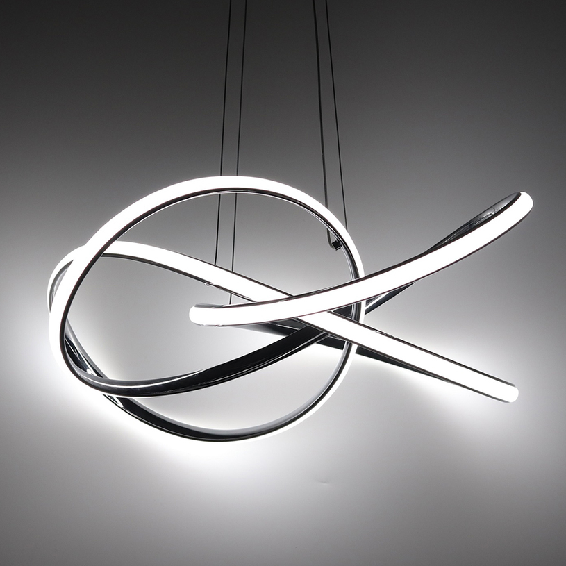 &LED ПЕНДЕЛ 45W 3420LM 4000K ХРОМ^^ &LED ПЕНДЕЛ 45W 3420LM 4000K ХРОМ^^