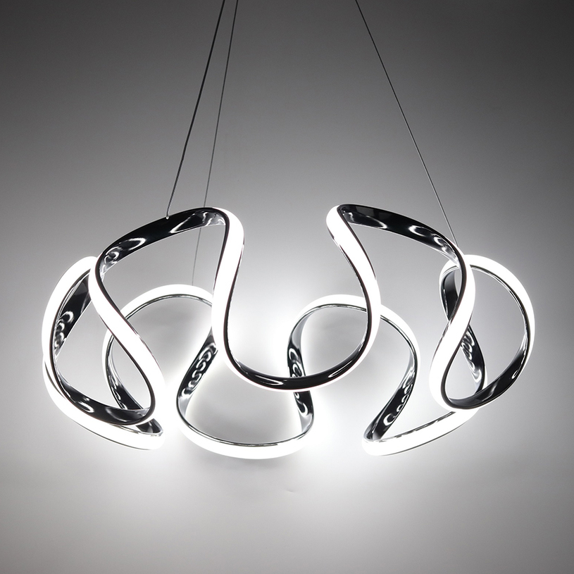***LED ПЕНДЕЛ 53W 4550LM 4000K ХРОМ^^ ***LED ПЕНДЕЛ 53W 4550LM 4000K ХРОМ^^