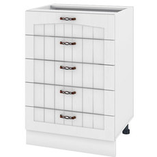 КУХНЕНСКИ ШКАФ ДОЛЕН РЕД С ПЕТ ЧЕКМЕДЖЕТА IRIM 60X55X87 СМ. КУХНЕНСКИ ШКАФ ДОЛЕН РЕД С ПЕТ ЧЕКМЕДЖЕТА IRIM 60X55X87 СМ.