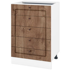 КУХНЕНСКИ ШКАФ ДОЛЕН РЕД С ПЕТ ЧЕКМЕДЖЕТА IRIM 60X55X87 СМ КУХНЕНСКИ ШКАФ ДОЛЕН РЕД С ПЕТ ЧЕКМЕДЖЕТА IRIM 60X55X87 СМ
