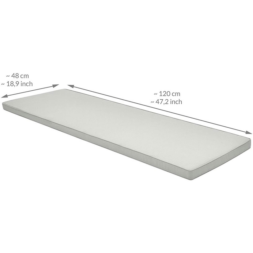 ВЪЗГЛАВНИЦА ЗА ПЕЙКА 120Х48Х5СМ СВ.СИВА ВЪЗГЛАВНИЦА ЗА ПЕЙКА 120Х48Х5СМ СВ.СИВА