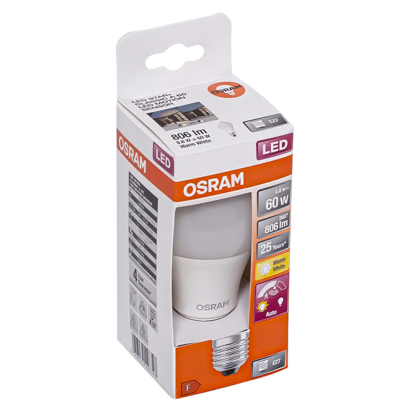 LED КРУШКА SENSOR E27 9W 27K OSRAM LED КРУШКА SENSOR E27 9W 27K OSRAM
