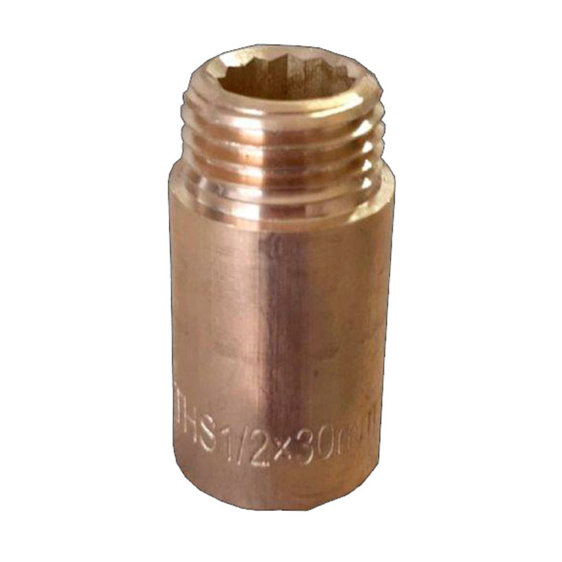 УДЪЛЖИТЕЛ МЕСИНГ ПОЛИРАН 1/2 Х 30ММ УДЪЛЖИТЕЛ МЕСИНГ ПОЛИРАН 1/2 Х 30ММ