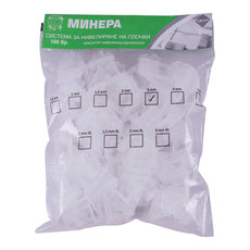 ФИКСАТОР ЗА НИВЕЛИРАНЕ НА ПЛОЧКИ MINERA 3 MM ФИКСАТОР ЗА НИВЕЛИРАНЕ НА ПЛОЧКИ MINERA 3 MM