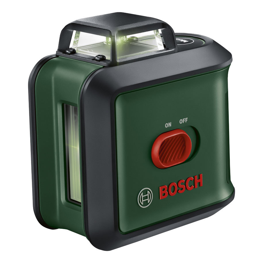Лазерен нивелир Bosch UniversalLevel 360 със зелен лазер, 24 м
