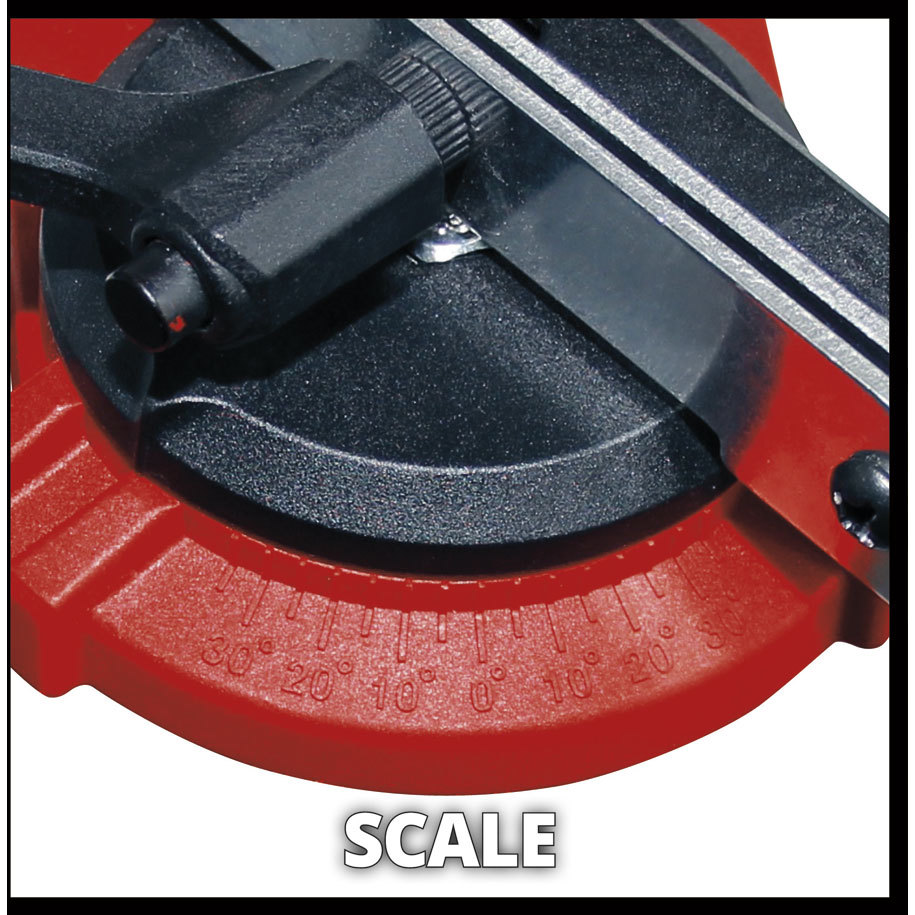 Angle scale for a repeatable cutting edge
