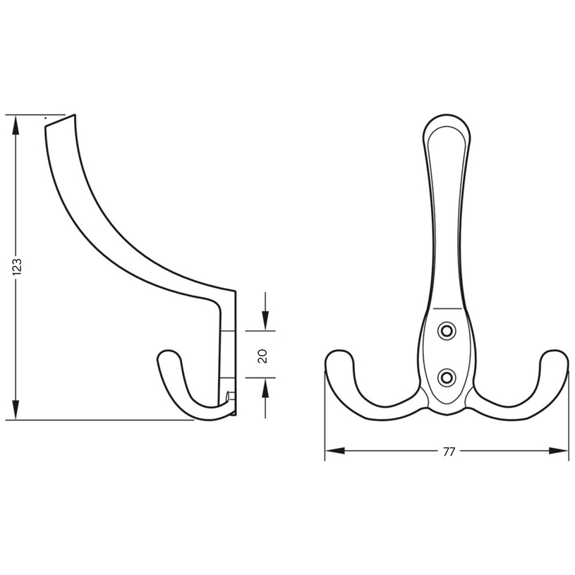 HAFELE ЗАКАЧАЛКА ЧЕРЕН БРОНЗ, 123 MM HAFELE ЗАКАЧАЛКА ЧЕРЕН БРОНЗ, 123 MM