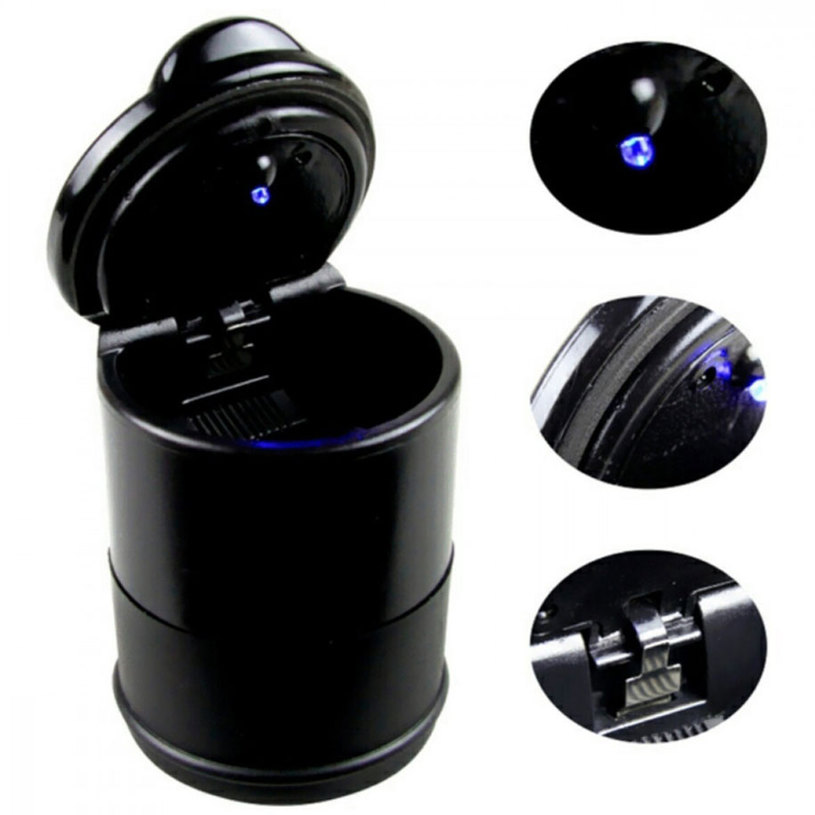 ПЕПЕЛНИК ЗА КОЛА С LED ОСВ. ПЕПЕЛНИК ЗА КОЛА С LED ОСВ.