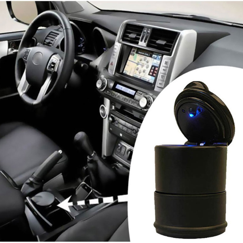 ПЕПЕЛНИК ЗА КОЛА С LED ОСВ. ПЕПЕЛНИК ЗА КОЛА С LED ОСВ.