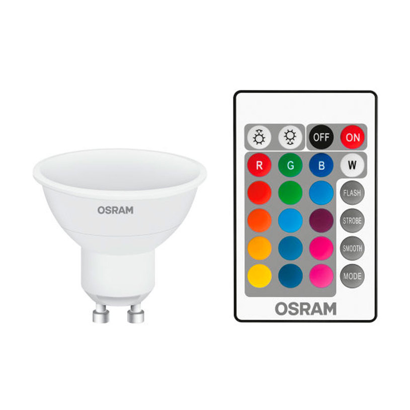 LED КРУШКА GU10 4.5W 250LM 27K RGB OSRAM LED КРУШКА GU10 4.5W 250LM 27K RGB OSRAM