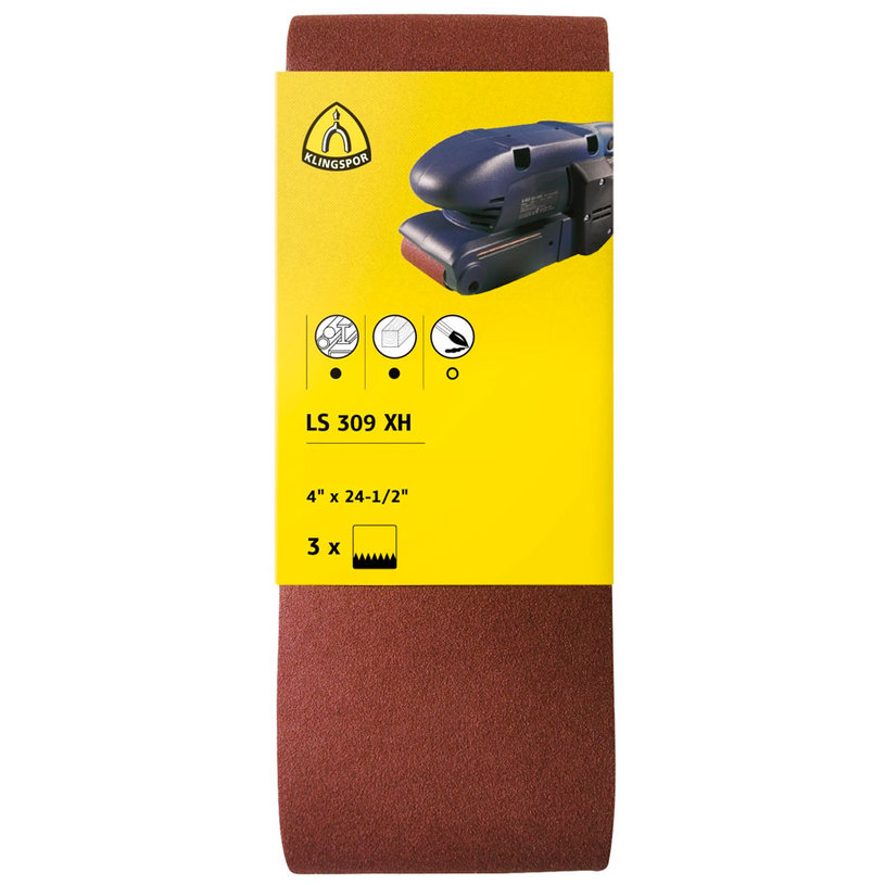 KLINGSPOR ШКУРКА ЗА ШЛАЙФ 75Х533ММ Р40 KLINGSPOR ШКУРКА ЗА ШЛАЙФ 75Х533ММ Р40