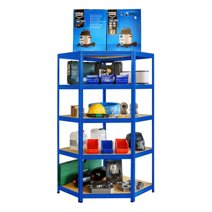 ЪГЛОВ СТЕЛАЖ KOVONA FUTUR 180x90x45/5 B ЪГЛОВ СТЕЛАЖ KOVONA FUTUR 180x90x45/5 B