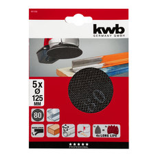 KWB МРЕЖЕСТИ ШКУРКИ 5 БРОЯ Ф125ММ N80 KWB МРЕЖЕСТИ ШКУРКИ 5 БРОЯ Ф125ММ N80