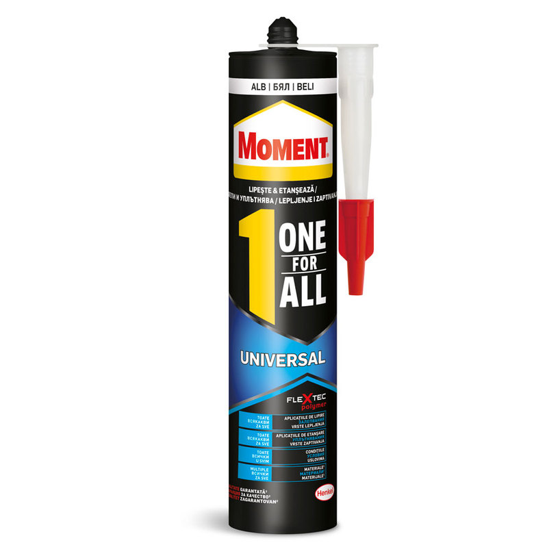 ONEFORAL UNIVERSAL МОНТ.ЛЕПИЛО БЯЛ 389 g ONEFORAL UNIVERSAL МОНТ.ЛЕПИЛО БЯЛ 389 g