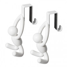 ЗАКАЧАЛКИ ЗА ВРАТА BUDDY 2 БР БЯЛО UMBRA ЗАКАЧАЛКИ ЗА ВРАТА BUDDY 2 БР БЯЛО UMBRA