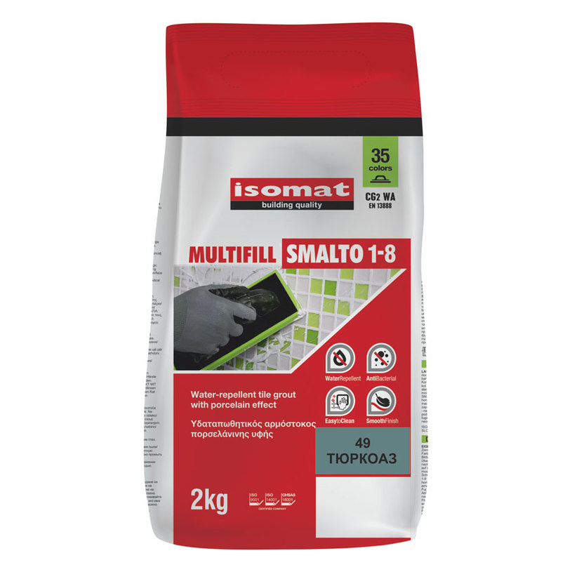 ФУГ.СМЕС MULTIFILL SMALTO 49 ТЮРКОАЗ 2КГ ФУГ.СМЕС MULTIFILL SMALTO 49 ТЮРКОАЗ 2КГ