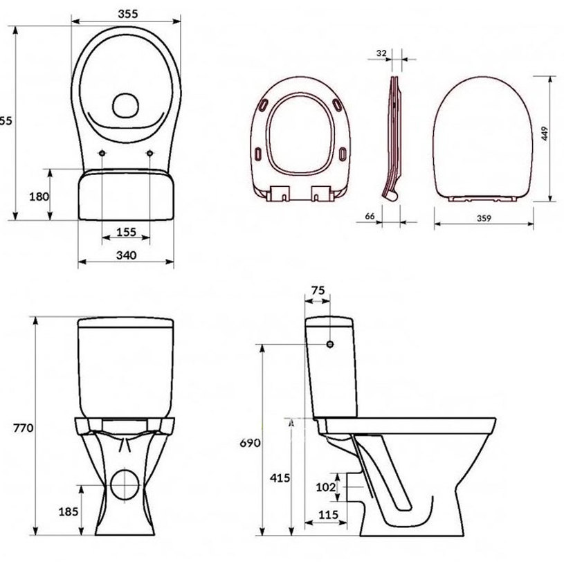 МОНОБЛОК CERSANIA II SIMPLEON K11-2340^ МОНОБЛОК CERSANIA II SIMPLEON K11-2340^