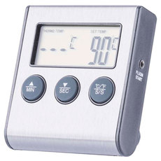 ТЕРМОМЕТЪР ЗА МЕСО+ТАЙМЕР ТЕРМОМЕТЪР ЗА МЕСО+ТАЙМЕР