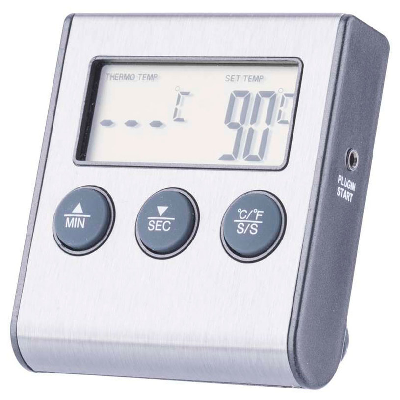 ТЕРМОМЕТЪР ЗА МЕСО+ТАЙМЕР ТЕРМОМЕТЪР ЗА МЕСО+ТАЙМЕР