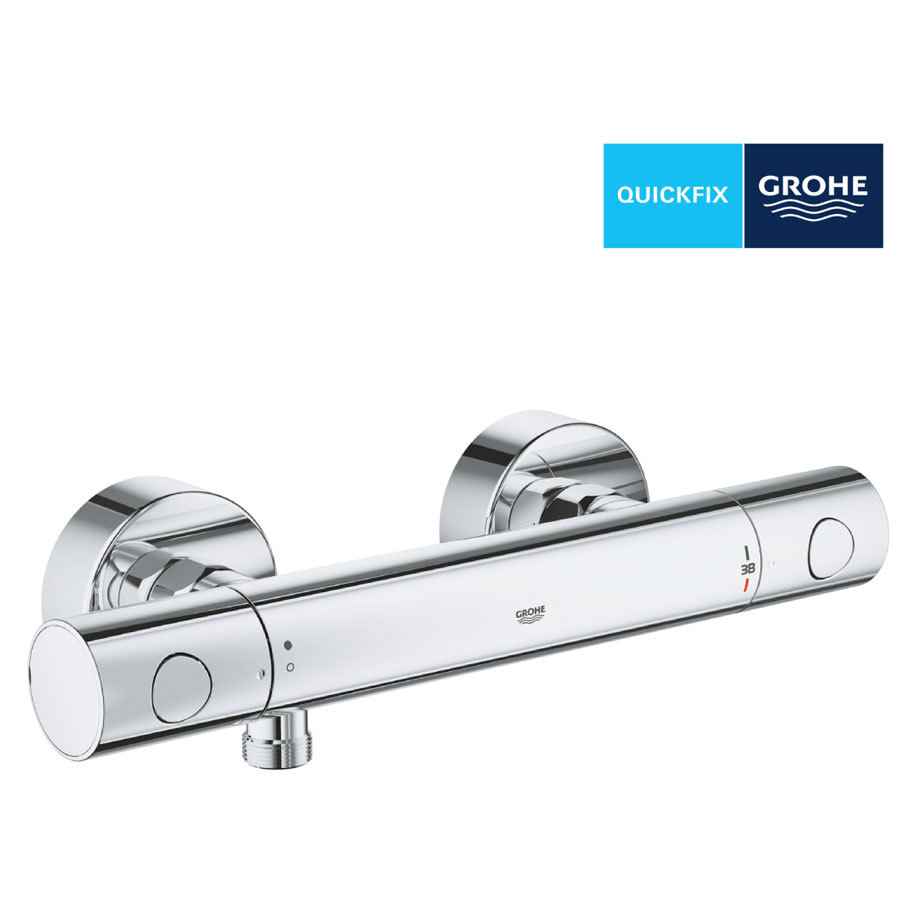 Термостатен смесител за душ GROHE Precision Get 34773000, стенен, хром