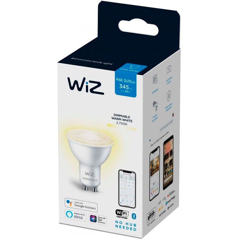 LED КРУШКА GU10 4.9W 27K 345LM МАТ Wi-Fi LED КРУШКА GU10 4.9W 27K 345LM МАТ Wi-Fi
