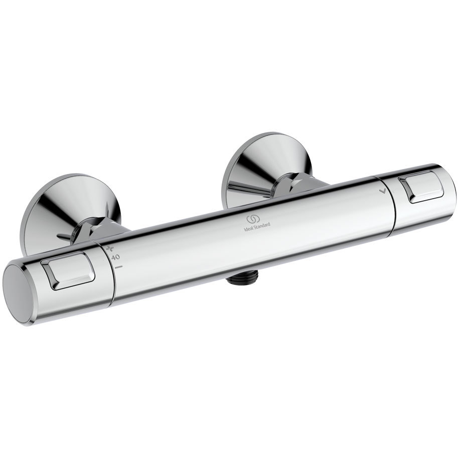 Ideal Standard Ceratherm T25 Thermostatic Shower Mixer (A7201AA), Wall-Mounted