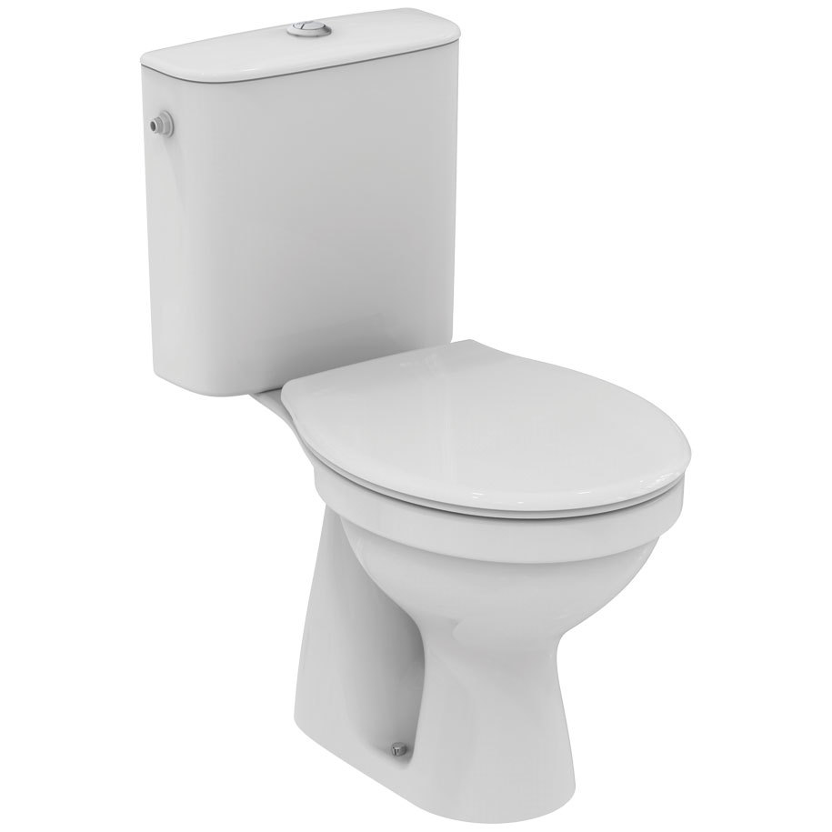 VIDIMA ULYSSE S Close-Coupled Toilet with Vertical Outlet and Dual Flush