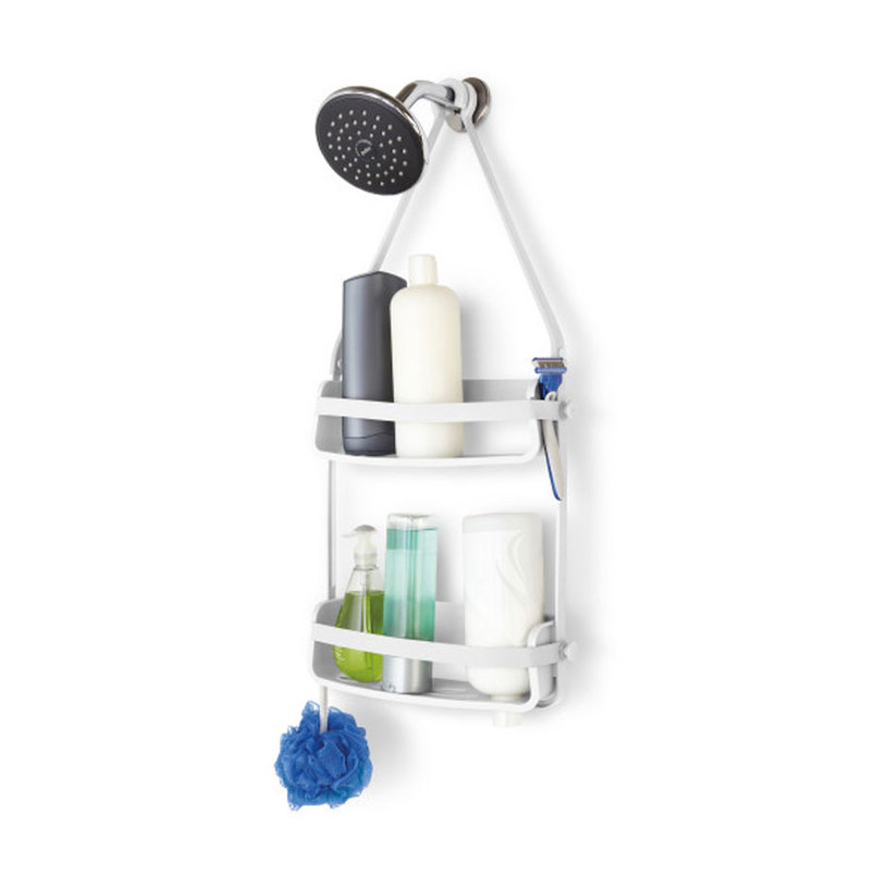 ***FLEX ДВОЕН ОРГАНАЙЗЕР ЗА БАНЯ- БЯЛ ***FLEX ДВОЕН ОРГАНАЙЗЕР ЗА БАНЯ- БЯЛ