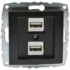 ЗАРЯДНО USB Х 2 ЗАРЯДНО МЕХАНИЗЪМ ГРАФИТ MONO DESPINA ЗАРЯДНО USB Х 2 ЗАРЯДНО МЕХАНИЗЪМ ГРАФИТ MONO DESPINA