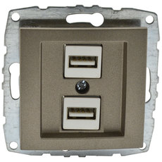 USB Х 2 ЗАРЯДНО МЕХАНИЗЪМ БРОНЗ MONO DESPINA USB Х 2 ЗАРЯДНО МЕХАНИЗЪМ БРОНЗ MONO DESPINA