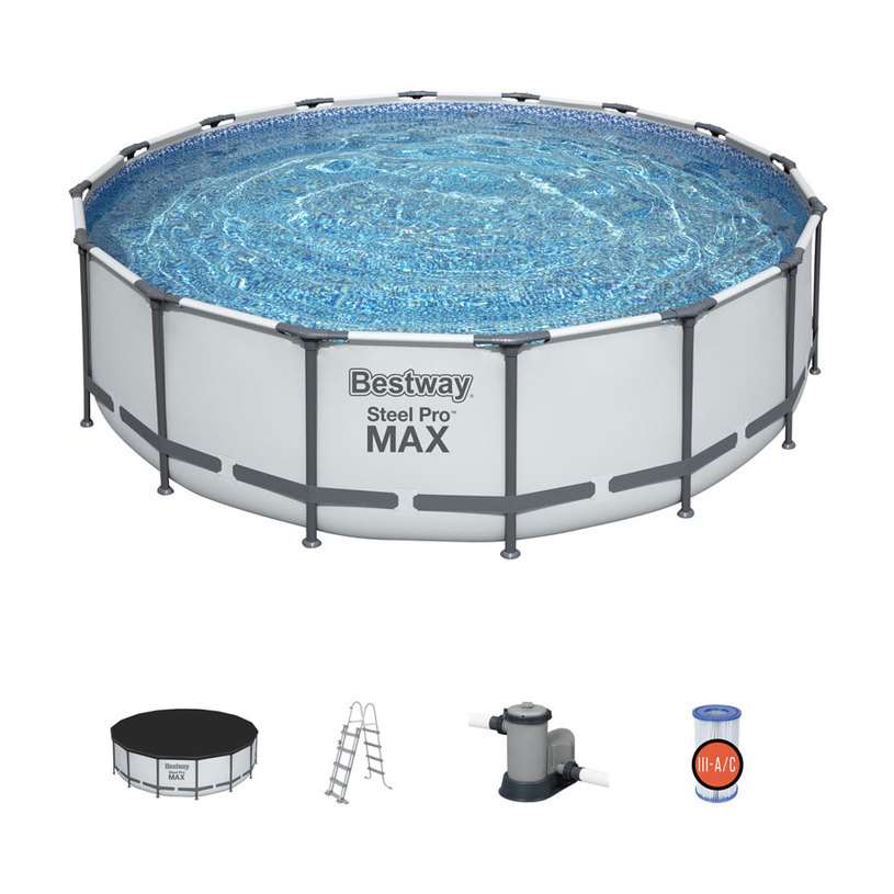 БАСЕЙН 488X122 ФИЛ BESTW 5612Z STEEL PRO БАСЕЙН 488X122 ФИЛ BESTW 5612Z STEEL PRO