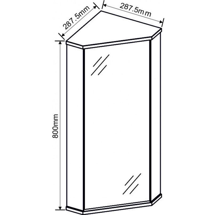 Corner design that reclaims small-bathroom space