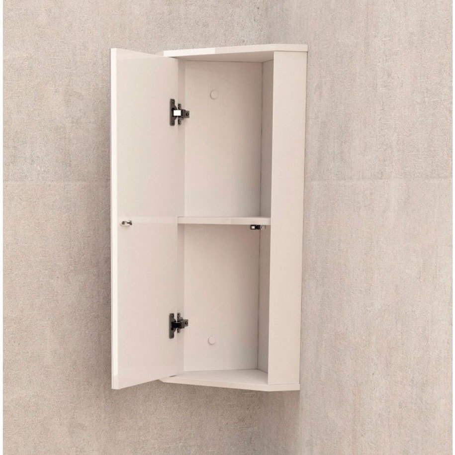 Mirrored door with hidden storage over 80 cm of height